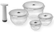 Zestaw 4 pojemników na żywność i pompki próżniowej Compactor Food Saver