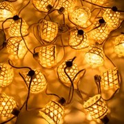 Girlanda Ogrodowa Z Oświetleniem Led (15,70 M) Ducrot Miel - Sklum
