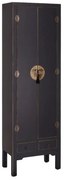 Czarna szafa 55x185 cm Oriente – Ixia