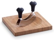 Bambusowa deska do krojenia ziół + szatkownica