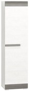 Szafa BIANKA 1D sosna śnieżna/szara ML MEBLE