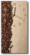 Zegar Szklany Pionowy Kuchnia Fasola brązowy