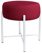 Taboret Pola noga metalowa biała MG31