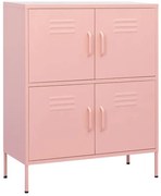 Różowa stalowa szafka do garażu H1-R90