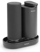 Szary plastikowy stojak na akcesoria do mycia naczyń SinkStyle – Brabantia