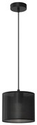 Lampa wisząca LOFT SHADE 1xE27/60W/230V pr. 18 cm czarna
