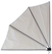 Happy Green Parawan składany na balkon 1,4 m, beżowy