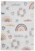 Kremowy dywan dziecięcy 120x170 cm Vida Kids Rainbow – Think Rugs