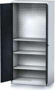 Szafa warsztatowa MECHANIC, 1950 x 920 x 500 mm, 3 półki, grafitowe drzwi