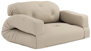 Beżowa sofa rozkładana odpowiednia na zewnątrz Karup Design OUT™ Hippo Beige