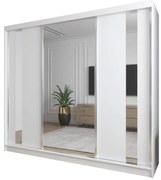 Szafa przesuwna - Greco 240 cm, biały mat