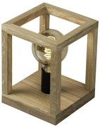 Spot-Light 7154174 - Lampa stołowa KAGO 1xE27/60W/230V matowy dąb