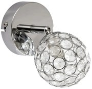 Srebrny kinkiet z kryształkami - K509 W2-W11