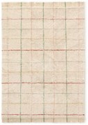 Dywan dziecięcy FOLK KRATKA 90x130 cm beżowy/kolorowy LORENA CANALS