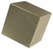 Kinkiet, zestaw 2 sztuk, Nowoczesny złoty - Cube Oswietlenie wewnetrzne