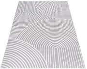 Elegancki dwukolorowy dywan w nowoczesnym stylu K6-T51