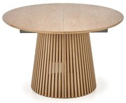 Stół rozkładany FARGO 120(210)x120 dąb naturalny HALMAR