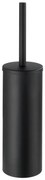 Czarna szczotka do WC ze stali nierdzewnej Wenko Orea