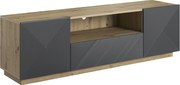 Szafka RTV z szufladą Asha 167 cm - artisan / rivier stone mat
