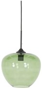Zielona lampa sufitowa z szklanym kloszem ø 30 cm Mayson – Light &amp; Living