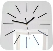 Zegar ścienny akrylowy hipnotic 30cm biały white okrągły kwarcowy