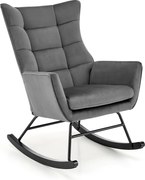 Fotel bujany Bazalto w nowoczesnym stylu