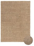 Wełniany dywan odpowiedni do prania/tkany ręcznie w naturalnym kolorze 80x140 cm Unexpected Wool – Lorena Canals