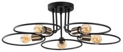 Czarna lampa sufitowa Circle – Opviq lights