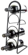 Metalowy stojak na wino na 4 butelki – Compactor