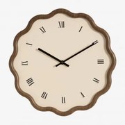 Zegar Ścienny Axley Mdf Ø35 Cm Marrón Caramelo - Sklum