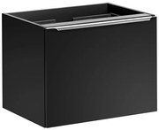 Czarna wisząca szafka pod umywalkę 60 cm G1-K25