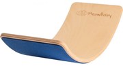 Deska Do Balansowania Z Filcem 80x30cm Dla Dzieci Drewniany Balance Board, Niebieski - Meowbaby®