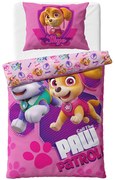 Carbotex Pościel z mikropluszu Psi Patrol Odważne ratowniczki, 140 x 200 cm, 70 x 90 cm