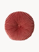 Handmade Round Cotton Pillow Ripple, Ø 35 Cm