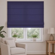 Roleta rzymska na wymiar Otto granatowa półmatowy welur - do 200 cm