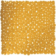 Spirella Antypoślizgowa mata prysznicowa GALETS, żółta, 53 x 53 cm