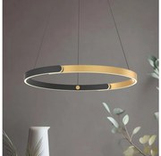 Zuma Line MD4417-1M-3BGD - LED lampa wisząca LINOS LED/30W/230V czarno-złota