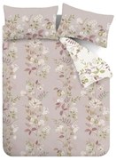 Różowa bawełniana pościel dwuosobowa 230x220 cm Francesca Floral – Bianca