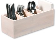 Pojemnik bambusowy na sztućce, serwetki, 4 przegródki, Kesper