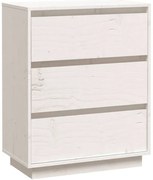 Biała skandynawska komoda z 3 szufladami T1-S38