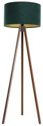 Lampa stojąca STANDART 1xE27/60W/230V zielona/wenge