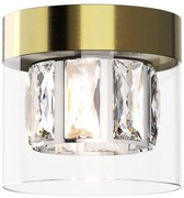 Zuma Line C0389-01A-0FD2 - Lampa sufitowa GEM 1xG9/28W/230V mosiądz