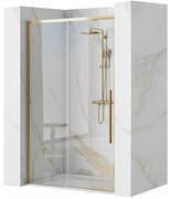 Drzwi prysznicowe SOLAR ZŁOTE 100