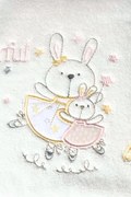 Podarunkowy zestaw ręczników dla dzieci BUNNY, 2 szt Różowy