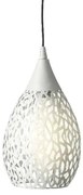 Wisząca lampa solarna OMBERO LED, 13x21 cm - różne kolory Kolor: Biały