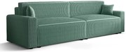 Miętowa sofa rozkładana z pojemnikiem Z4-G84