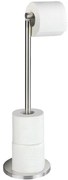 Stojak łazienkowy na papier toaletowy, konstrukcja z uchwytem i drążkiem na 4 dodatkowe rolki - WENKO
