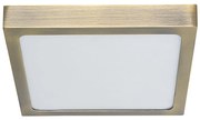 Prezent 49064 - LED Plafon LENYS LED/22W/230V 4000K 22,5x22,5 cm mosiądz