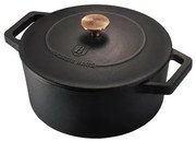 Berlinger Haus Garnel żeliwny z pokrywką Black Rose Collection, 20 cm