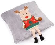 4Home Świąteczna poszewka na poduszkę Xmas Reindeer, 40 x 40 cm